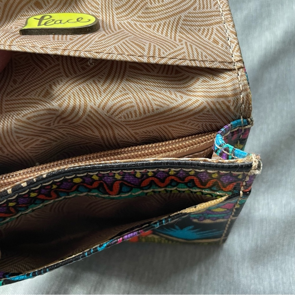 Sakroots Multicolor Patterned Wallet with Keychain - Picture 11 of 11